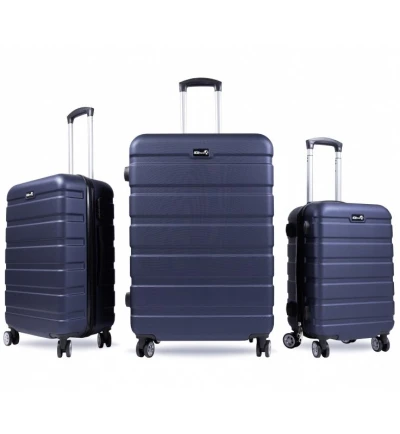 Aga Travel MR4650 modrá sada 3 cestovních kufrů