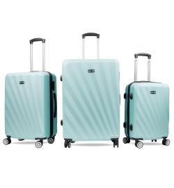 Aga Travel MR4653 tyrkysová sada 3 cestovních kufrů
