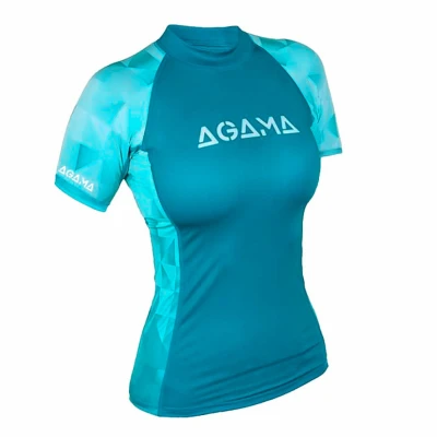 Agama Dámské lycrové triko AQUA LADY, krátký rukáv