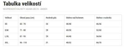 Agama FIT - 3/4 délka neoprenové kalhoty
