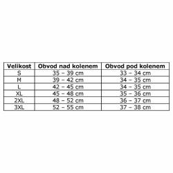 Agama Nákolenky pro vzpěrače POUZE 3XL černá (VÝPRODEJ)
