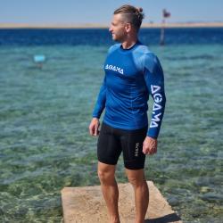 Agama Pánské lycrové triko BLUE MAN, dlouhý rukáv