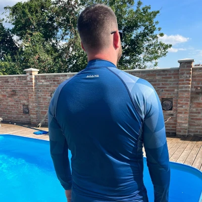 Agama Pánské lycrové triko BLUE MAN, dlouhý rukáv