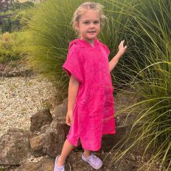 Agama Pončo COTTON PREMIUM KID pro děti POUZE aqua (VÝPRODEJ)