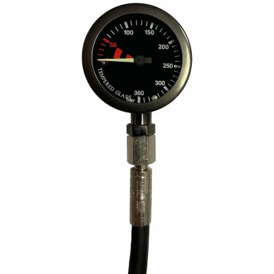 Agama TECH Manometr BLACK 300 bar