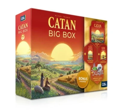 Albi Osadníci z Katanu Big Box redesign 2025 společenská hra