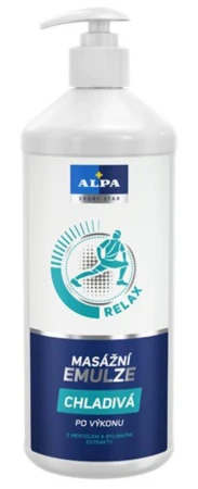 Alpa Masážní Emulze Chladivá 1 L