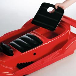 AlpenGaudi Alpen Double Race červené řiditelné boby (VÝPRODEJ)