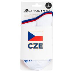 Alpine Pro 3 ENDURANCE bílé ponožky kotníkové