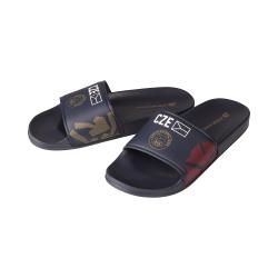 Alpine Pro AGILE sportovní modré pantofle z olympijské kolekce zoh 2026