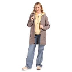 Alpine Pro ARESA dámský kabát NEUTRÁLNÍ / ZEMITÁ