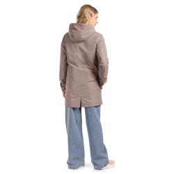 Alpine Pro ARESA dámský kabát NEUTRÁLNÍ / ZEMITÁ