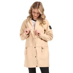 Alpine Pro ARESA dámský kabát NEUTRÁLNÍ / ZEMITÁ