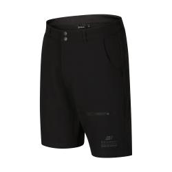 Alpine Pro BAK pánské černé softshellové kraťasy
