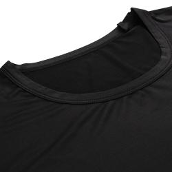 Alpine Pro BASIK pánské černé rychleschnoucí triko