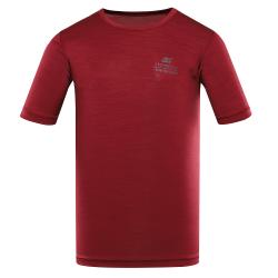 Alpine Pro BASIK pánské červené rychleschnoucí triko Alpine Pro BASIK pánské červené rychleschnoucí triko