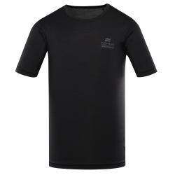 Alpine Pro BASIK pánské černé rychleschnoucí triko