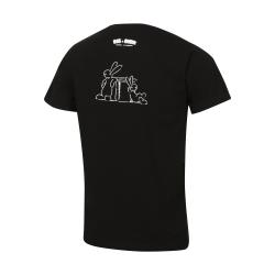 Alpine Pro BOBB pánské černé bavlněné triko
