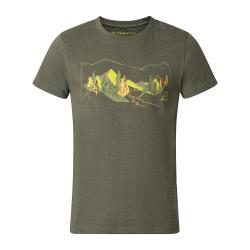 Alpine Pro BOLEN pánské zelené sportovní triko