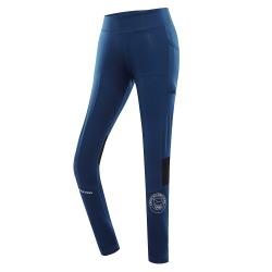 Alpine Pro BRAGLIA dámské modré funkční legíny z olympijské kolekce