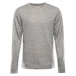 Alpine Pro BREK pánské triko s dlouhým rukávem NEUTRÁLNÍ / ZEMITÁ