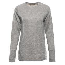 Alpine Pro BREKA dámské triko s dlouhým rukávem NEUTRÁLNÍ / ZEMITÁ