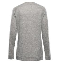 Alpine Pro BREKA dámské triko s dlouhým rukávem NEUTRÁLNÍ / ZEMITÁ