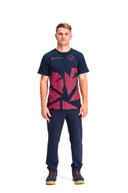 Alpine Pro CAMPION pánské modré triko z olympijské kolekce zoh 2026