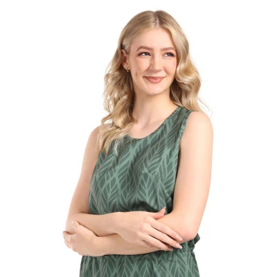 Alpine Pro COLEENA 2 dámské zelené rychloschnoucí šaty