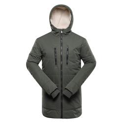 Alpine Pro COLWEL pánska dlhšia zimná bunda zelená
