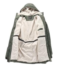 Alpine Pro COLWEL pánská delší zimní bunda zelená