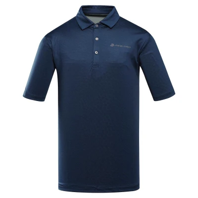 Alpine Pro COOWEL 2 pánské modré rychleschnoucí polo triko Alpine Pro COOWEL 2 pánské modré rychleschnoucí polo triko