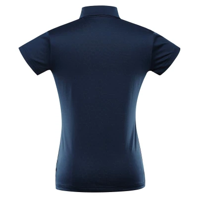 Alpine Pro COOWELA 2 dámské modré rychleschnoucí polo triko