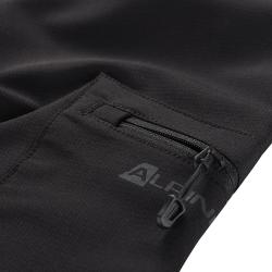 Alpine Pro CORB pánské černé softshellové kalhoty
