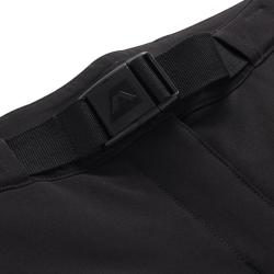 Alpine Pro CORBA dámské černé softshellové kalhoty POUZE 38-LN délka nohavic prodloužená o 5 cm (VÝPRODEJ)