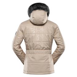 Alpine Pro DAMA dámská lyžařská bunda NEUTRÁLNÍ / ZEMITÁ