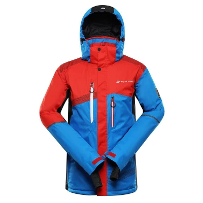 Alpine Pro DEAR 2 pánská lyžařská bunda červená Alpine Pro DEAR 2 pánská lyžařská bunda červená