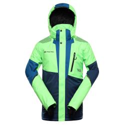 Alpine Pro DEAR sv.zelená pánska lyžiarska bunda s membránou