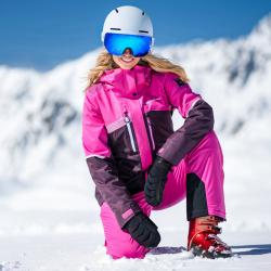 Alpine Pro DEARA 2 dámská lyžařská bunda růžová