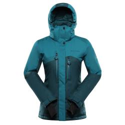 Alpine Pro DEARA 2 dámská zelená lyžařská bunda