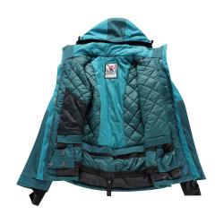Alpine Pro DEARA 2 dámská zelená lyžařská bunda