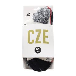 Alpine Pro DEDIZIONE modré ponožky 3 páry z olympijské kolekce