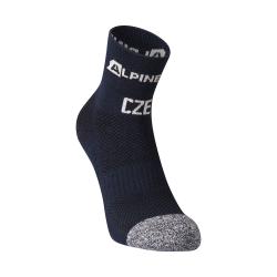 Alpine Pro DEDIZIONE modré ponožky 3 páry z olympijské kolekce
