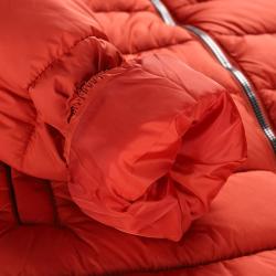 Alpine Pro DEFRA dámský zimní ultralehký kabát ORANŽOVÁ / ČERVENÁ