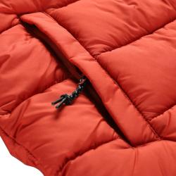 Alpine Pro DEFRA dámský zimní ultralehký kabát ORANŽOVÁ / ČERVENÁ