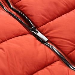 Alpine Pro DEFRA dámský zimní ultralehký kabát ORANŽOVÁ / ČERVENÁ