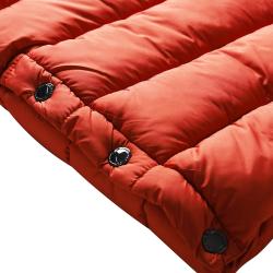 Alpine Pro DEFRA dámský zimní ultralehký kabát ORANŽOVÁ / ČERVENÁ