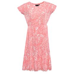 Alpine Pro DEREFA dámske červené letné šaty