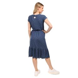 Alpine Pro DEREFA dámské modré letní šaty