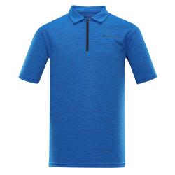 Alpine Pro DONN pánské modré rychleschnoucí polo tričko